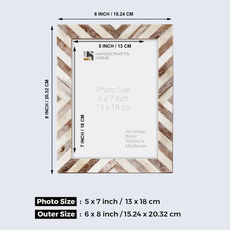 Size Chart for 5x7 Picture Frames Combo Pack of 3- Autumn Collection