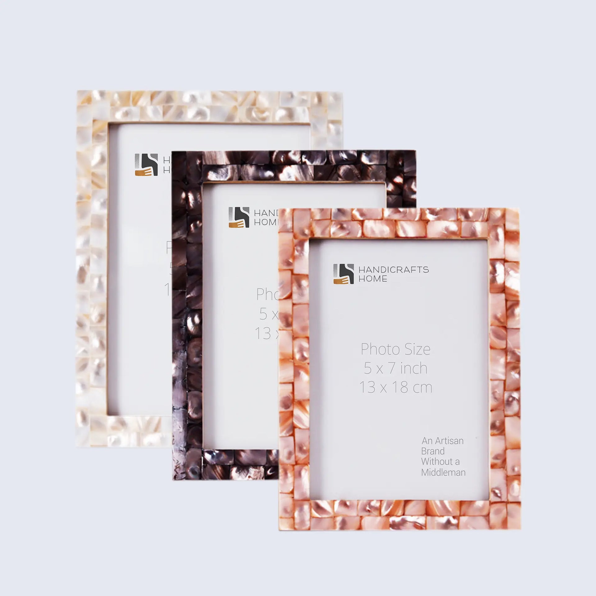 5x7 Picture Frames Combo Pack of 3- Lazy Sunday Collection