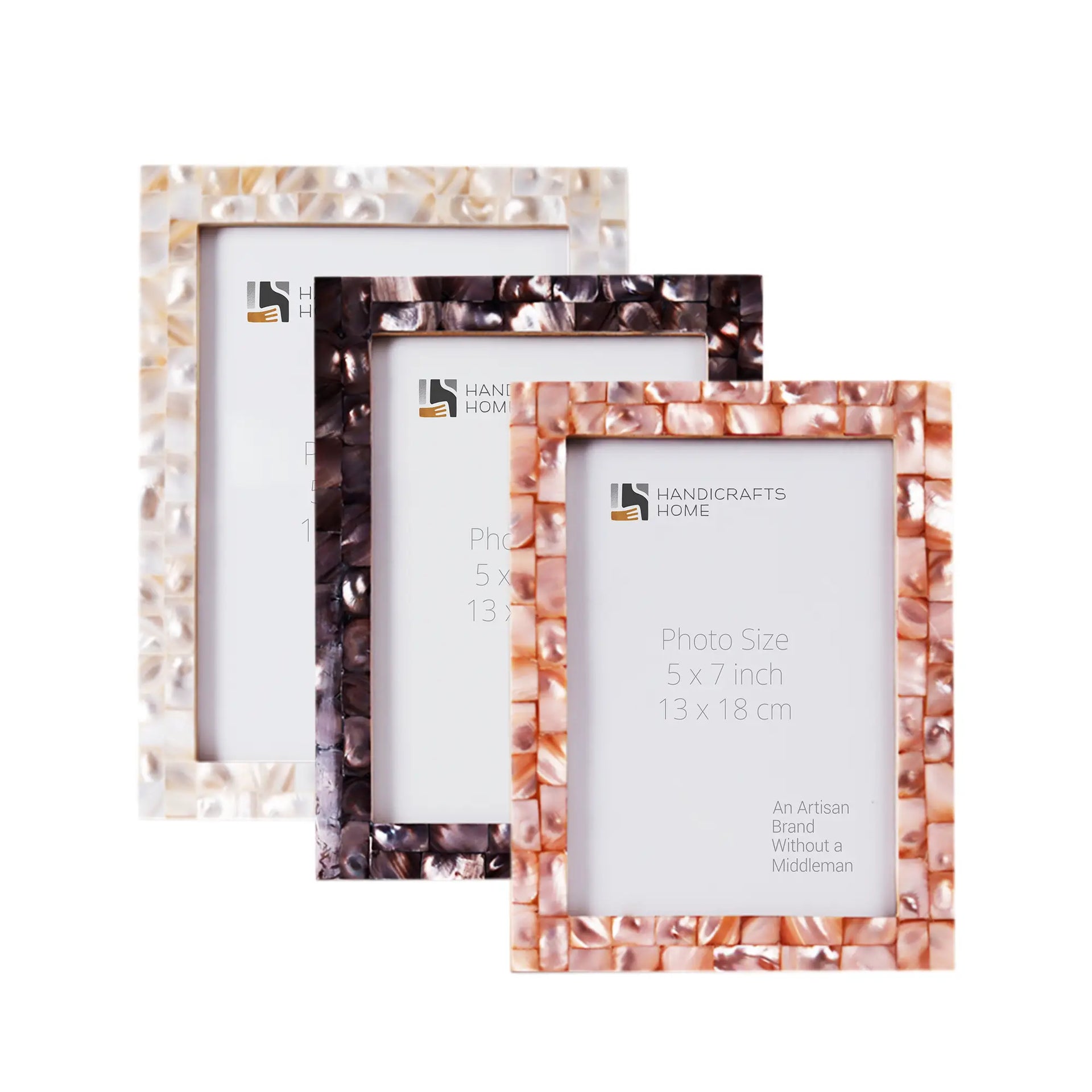 5x7 Picture Frames Combo Pack of 3- Lazy Sunday Collection