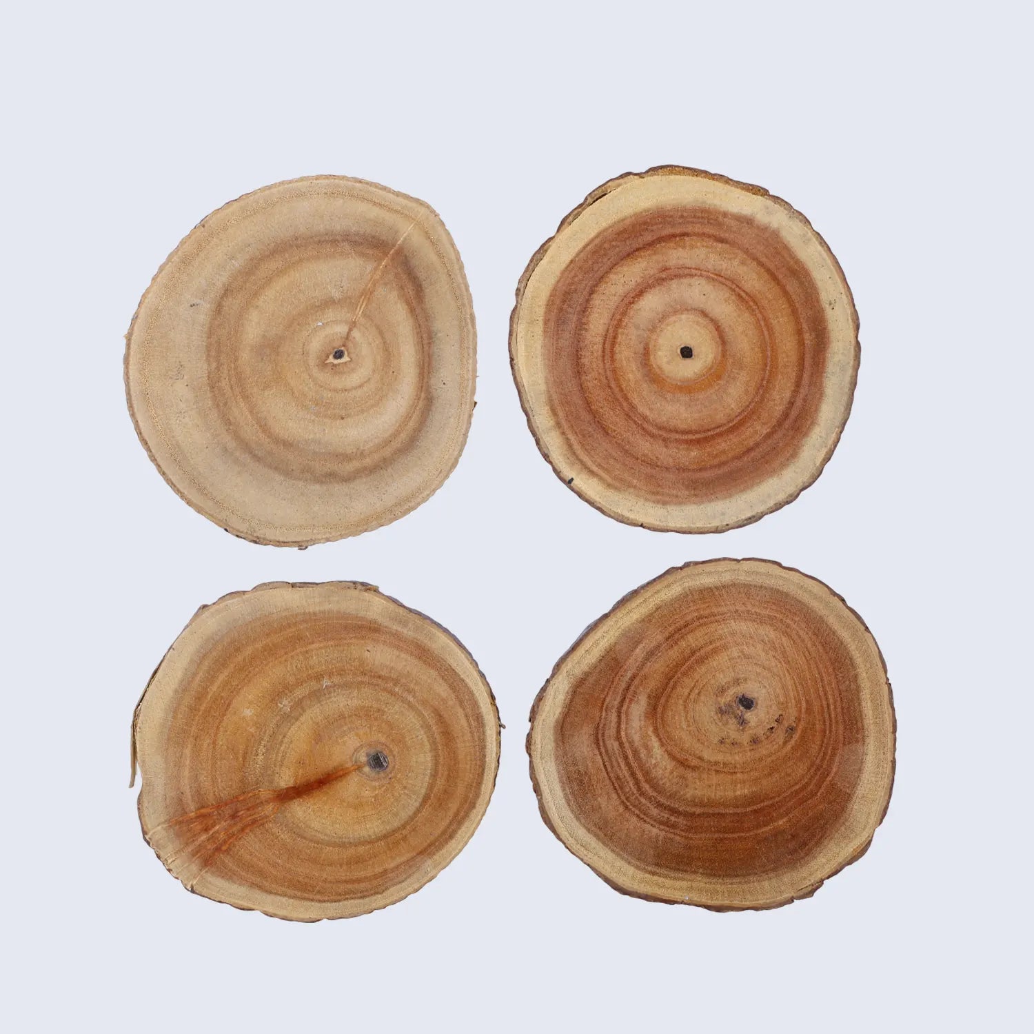 Wooden Coasters Set -4 in 4 inches
