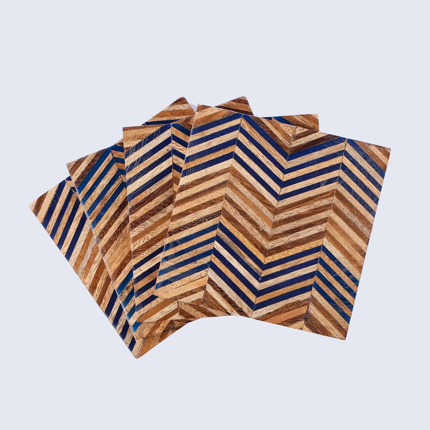 Wooden Coasters Set -4 in 4 inches