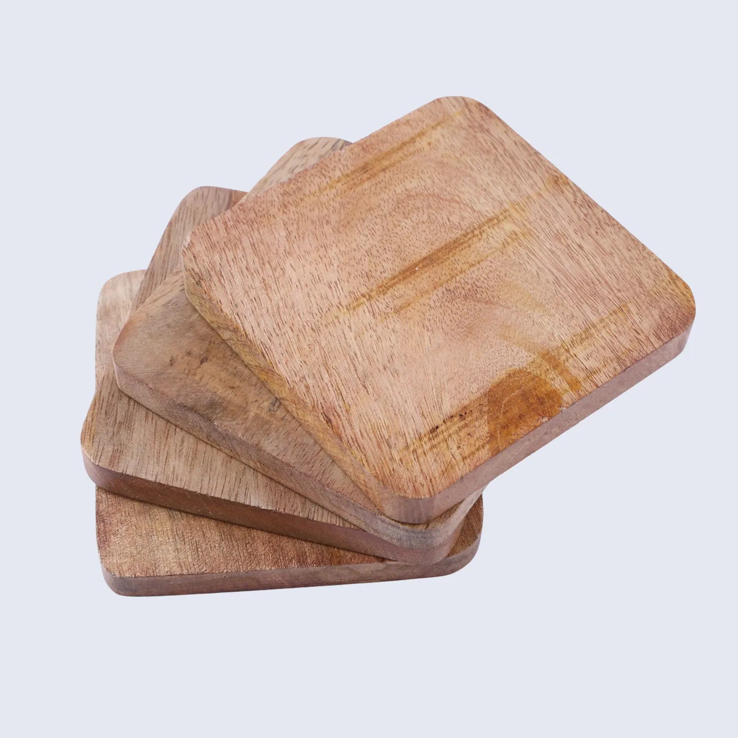 Wooden Coasters Set -4 in 4 inches