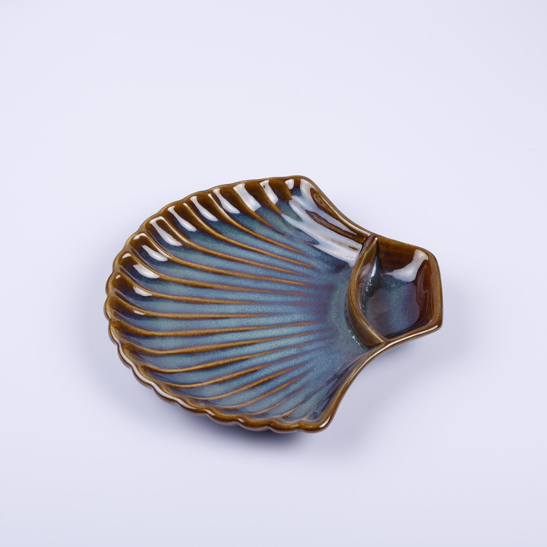 Handmade Decorative Ceramic Platter For Serving & Decor -AUTUMN