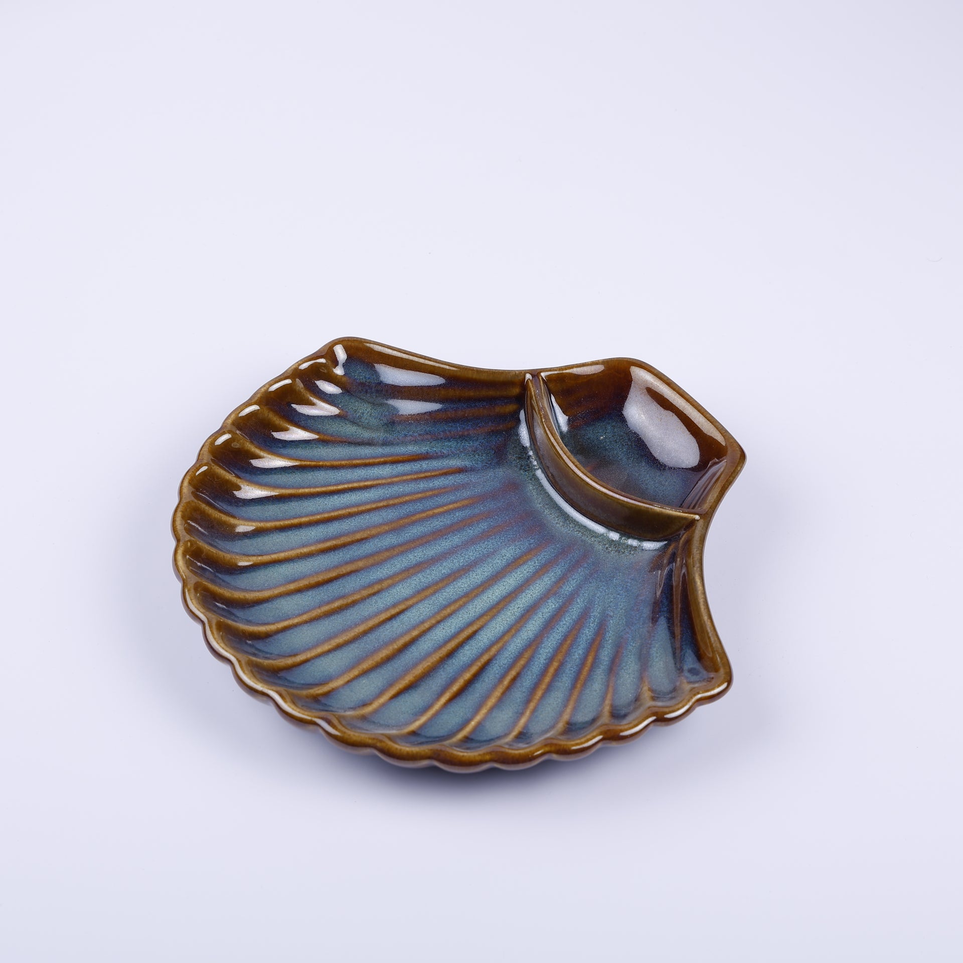 Handmade Decorative Ceramic Platter For Serving & Decor -AUTUMN