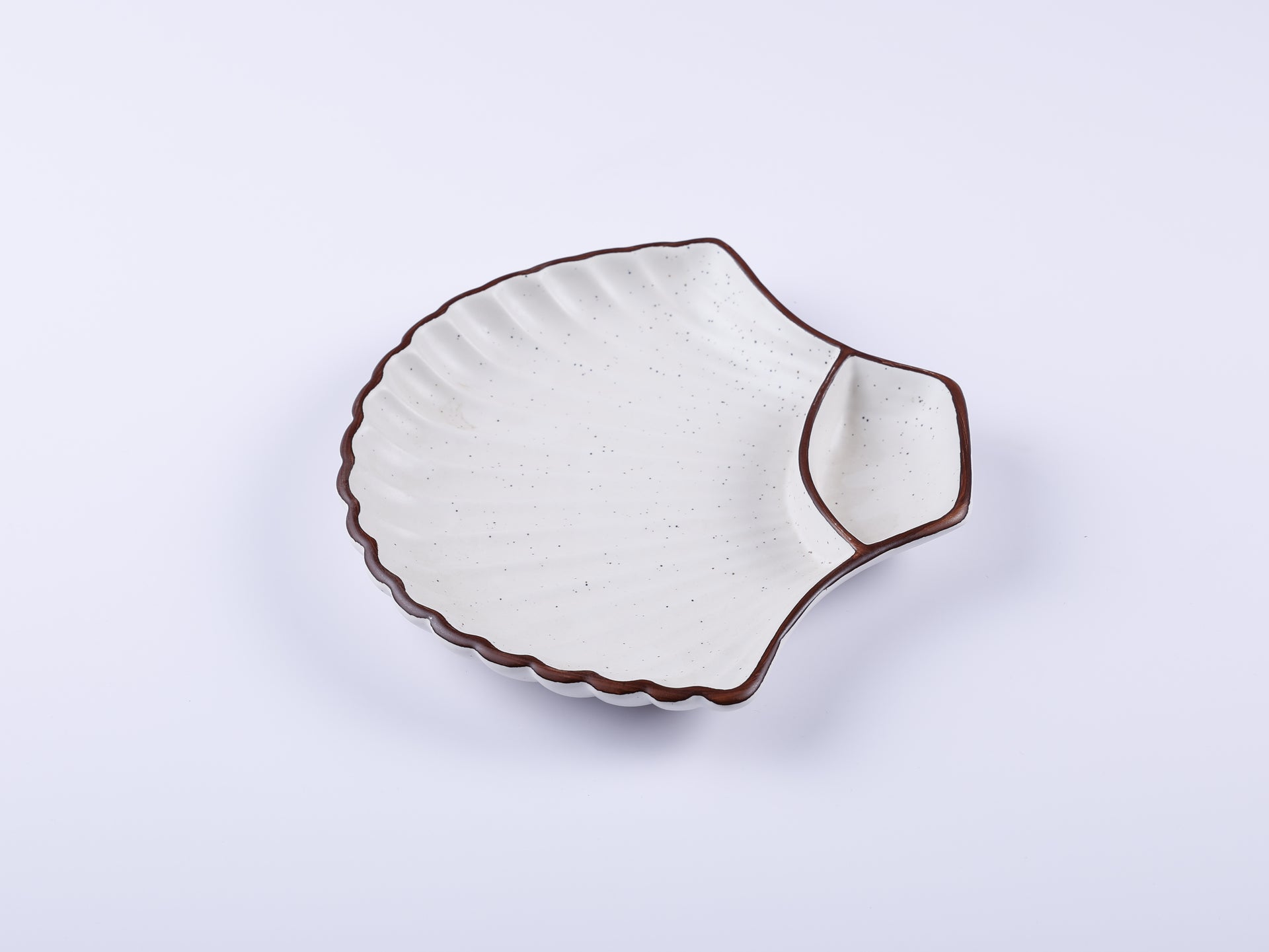 Handmade Decorative Ceramic Platter For Serving & Decor -WHITE