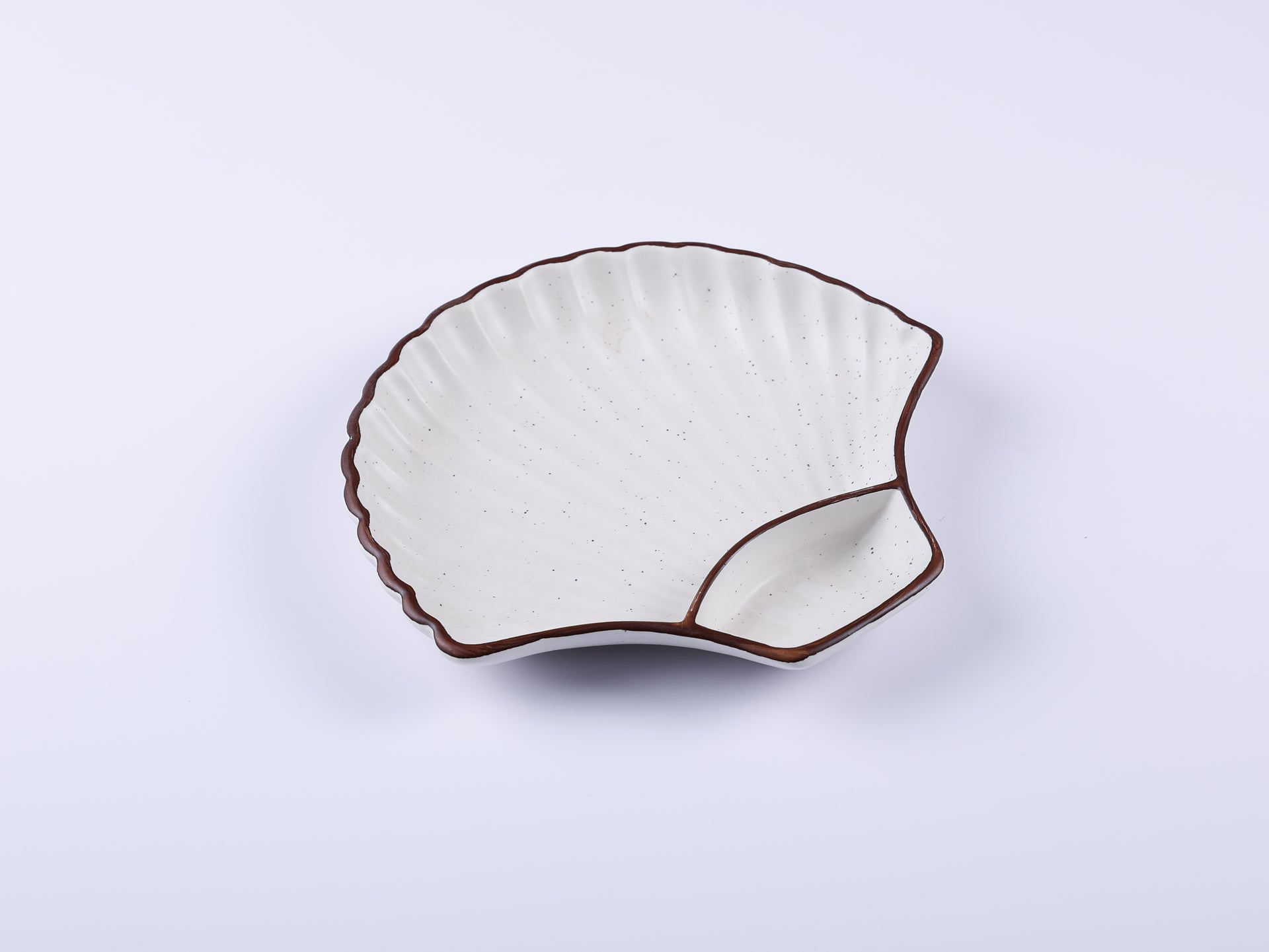 Handmade Decorative Ceramic Platter For Serving & Decor -WHITE