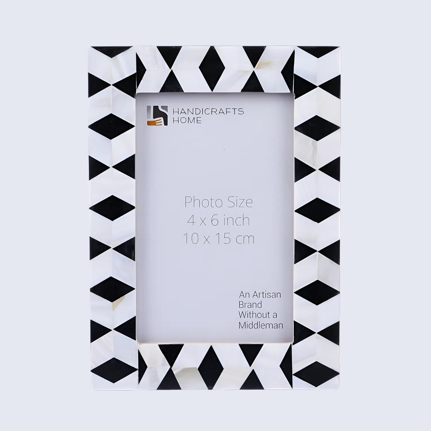 Artic Moss Mother of Pearl & Resin Inlay Picture Frame- 4x6 & 5x7