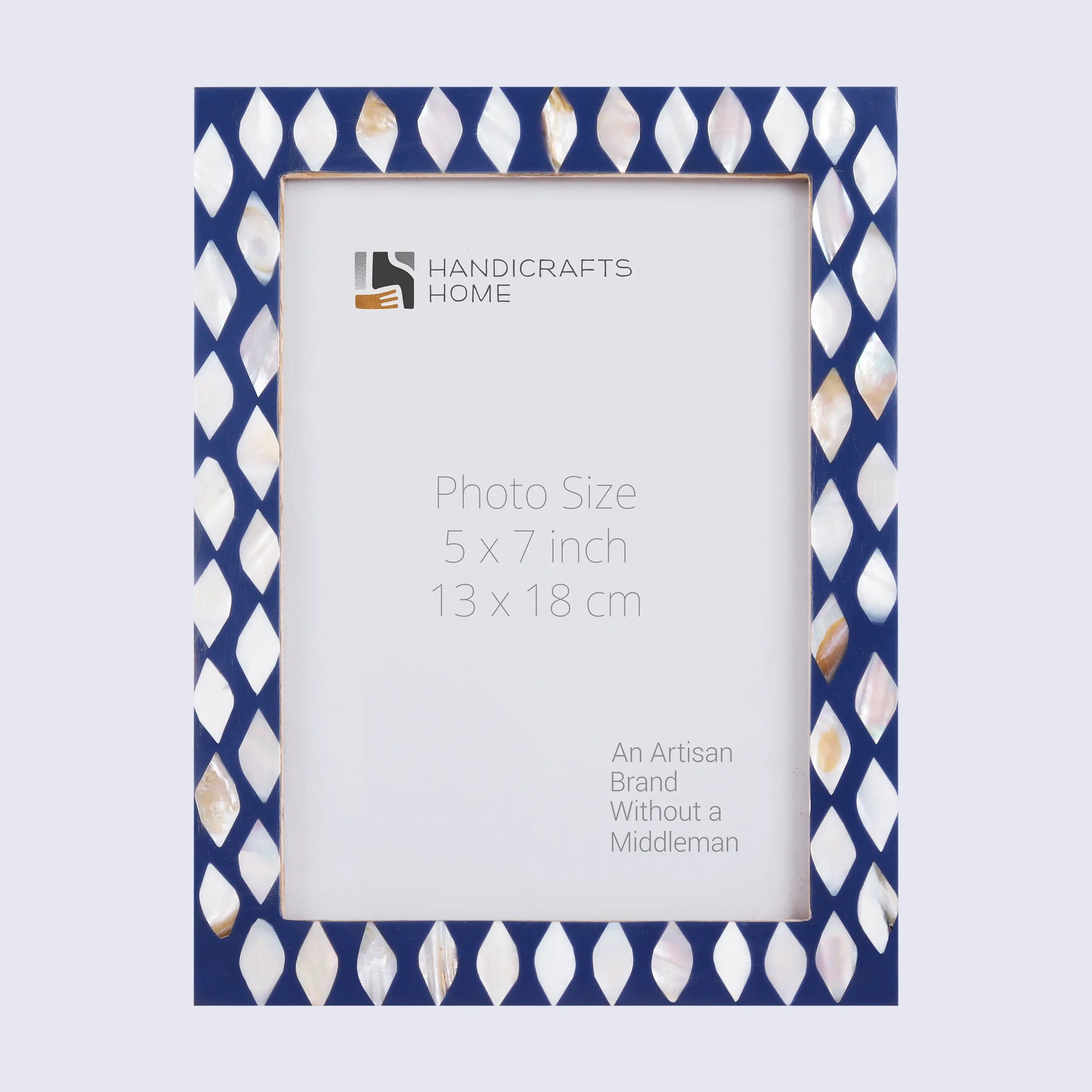 Picture Frames Avant Drops Pattern Mother of Pearl & Resin Collection in 3 Sizes