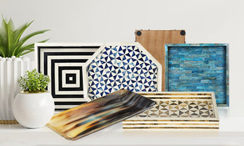 101 Ways To Use Decorative Trays For Home Décor | Handicrafts Home