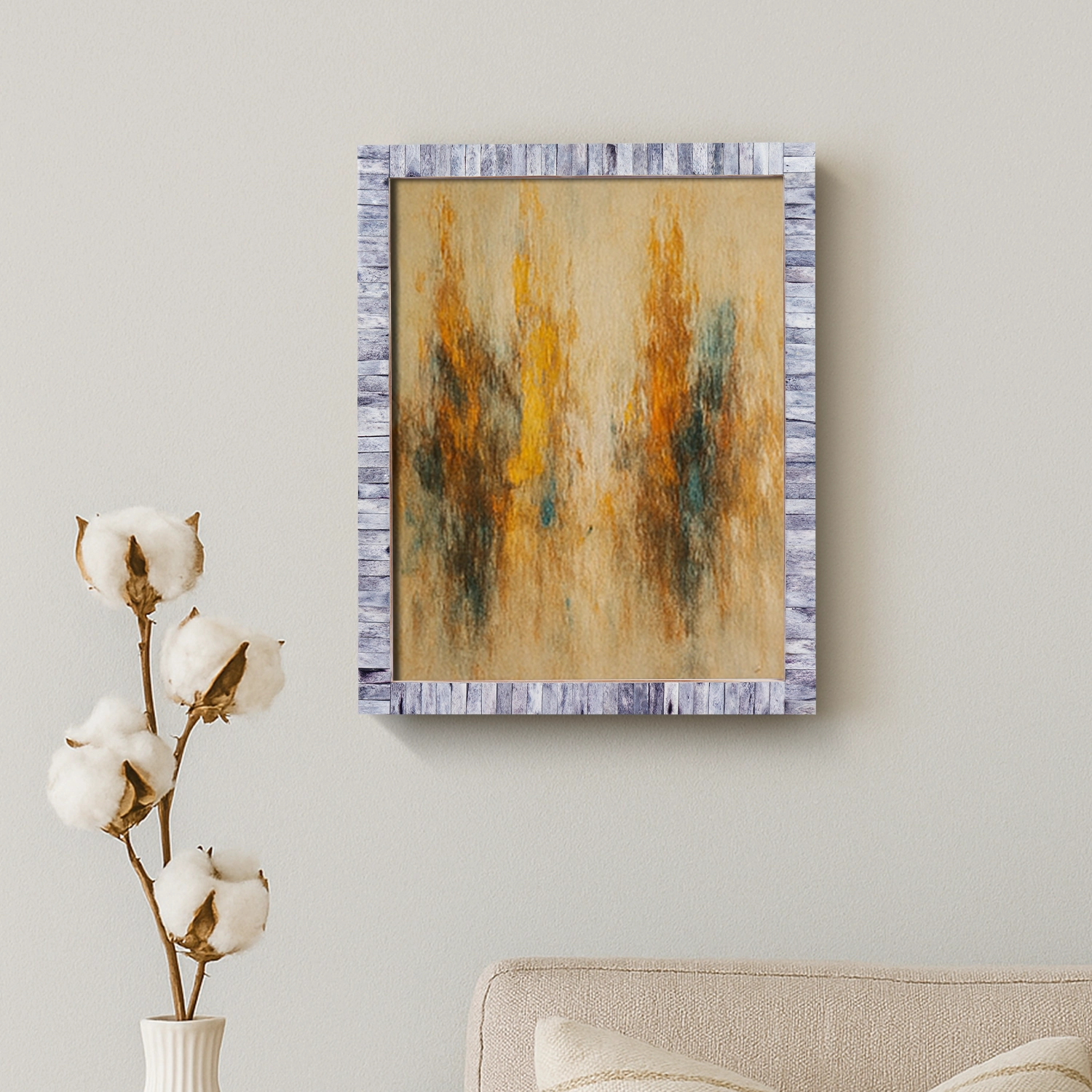 Picture Frames Classic Pattern Bone Inlay Collection in 27 Sizes, Grey