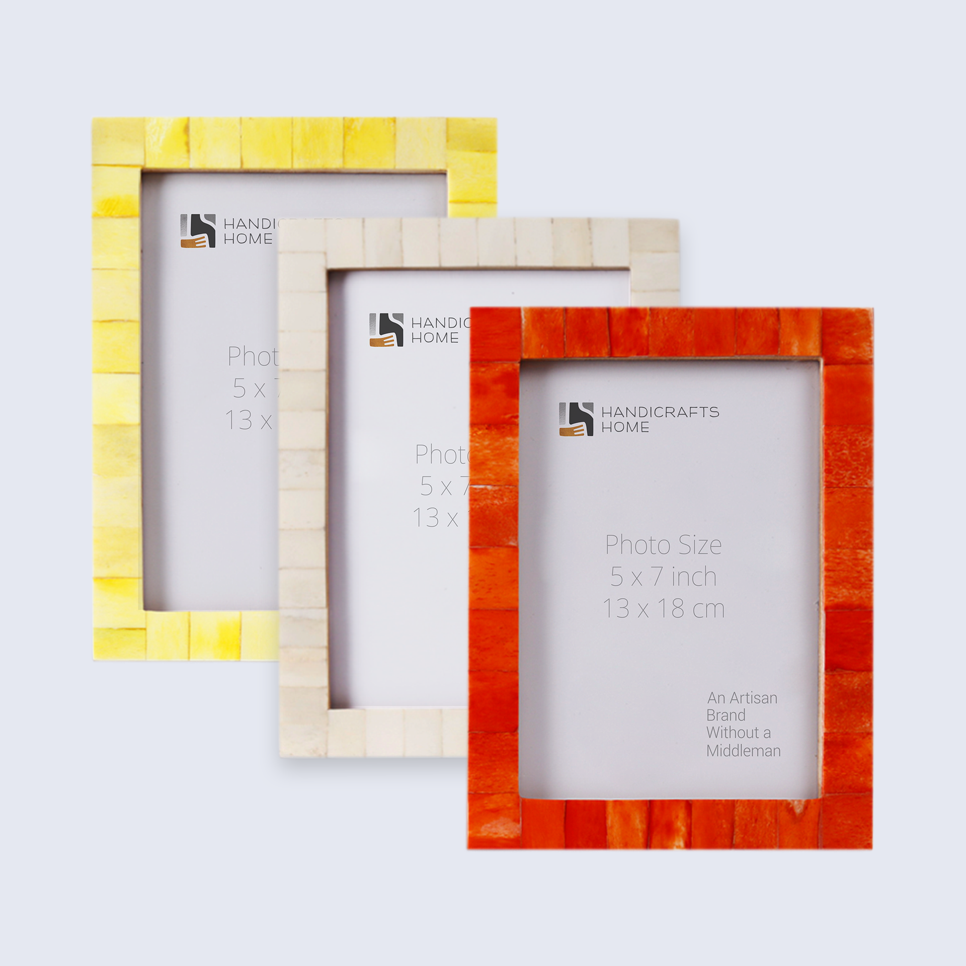 5x7 Picture Frames Combo Pack of 3- Sunset Collection