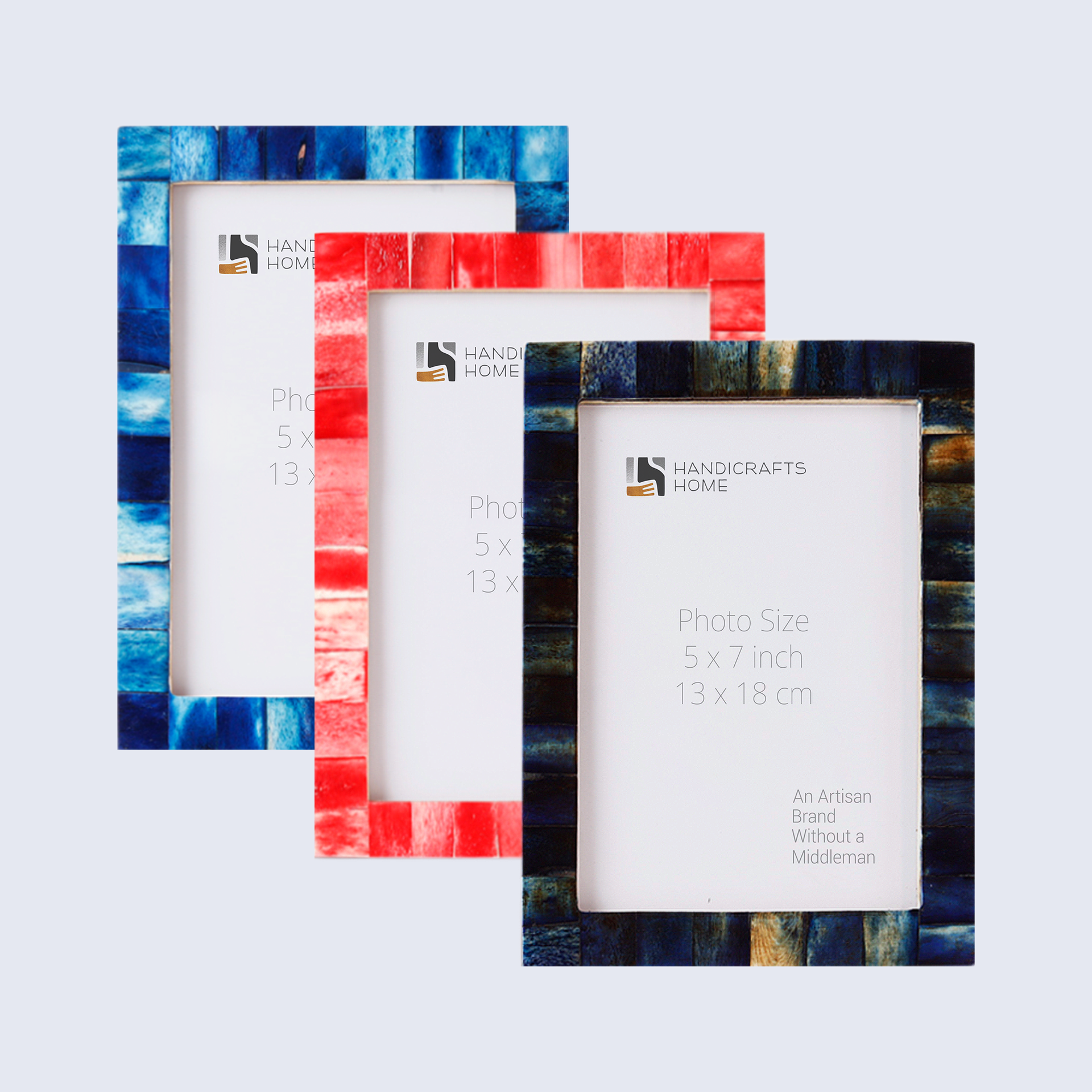 5x7 Picture Frames Combo Pack of 3- Twilight Collection