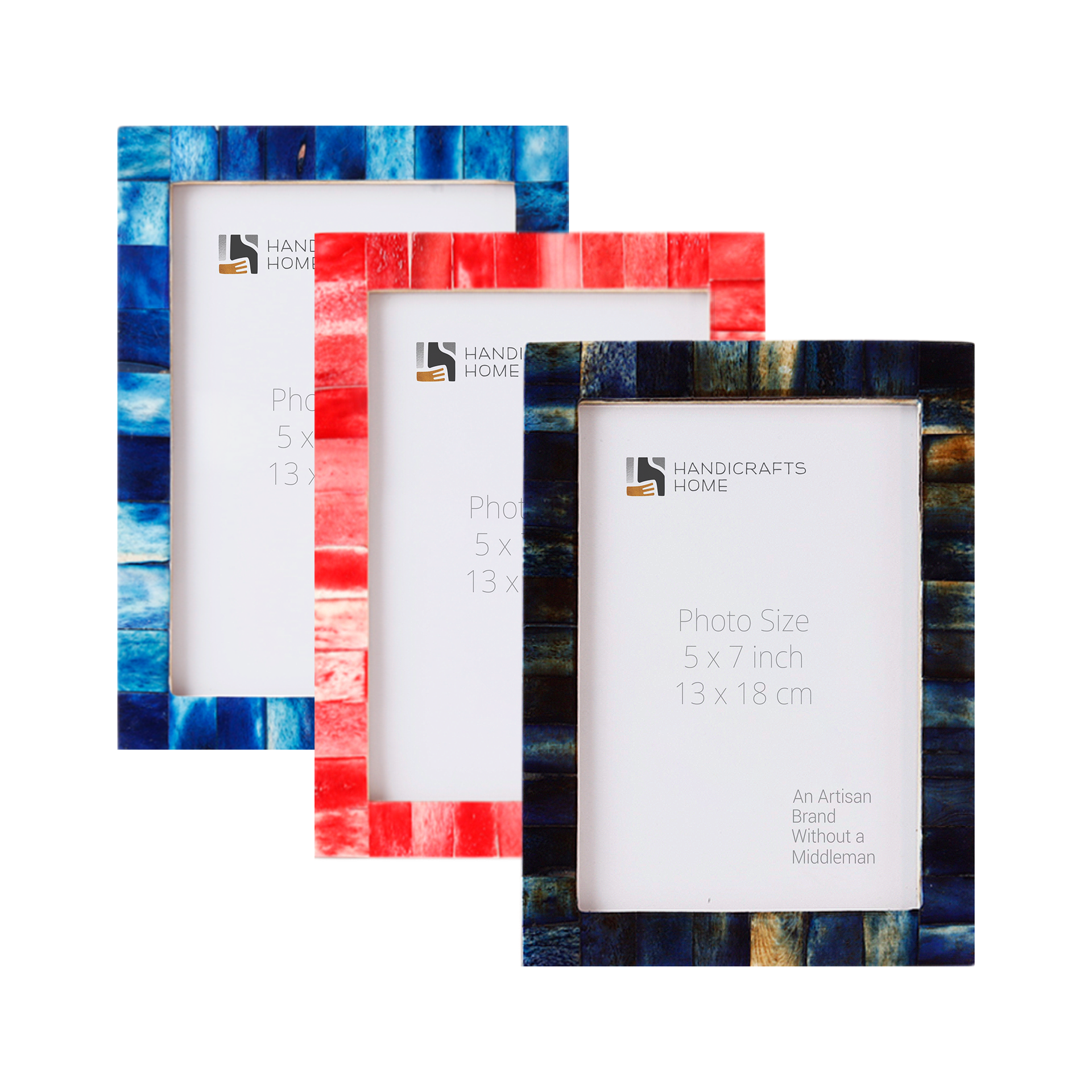 5x7 Picture Frames Combo Pack of 3- Twilight Collection