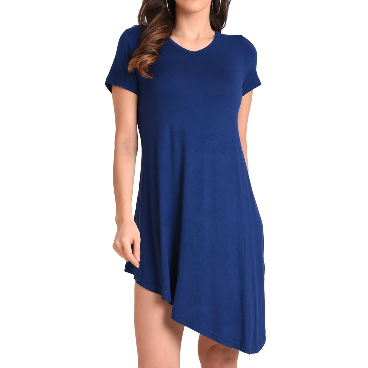 Short Sleeve T-Shirt Dress - Available in 6 Colors
