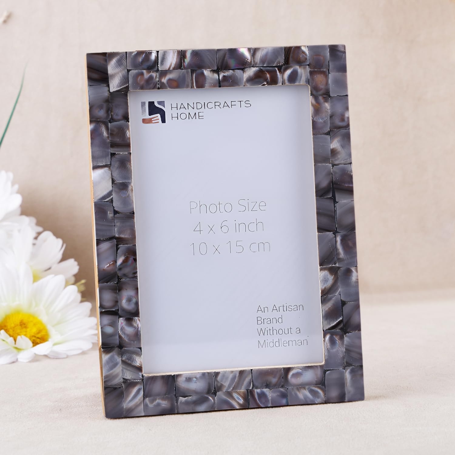 Picture Frames Mother of Pearl Collection in 27 Sizes, Grey
