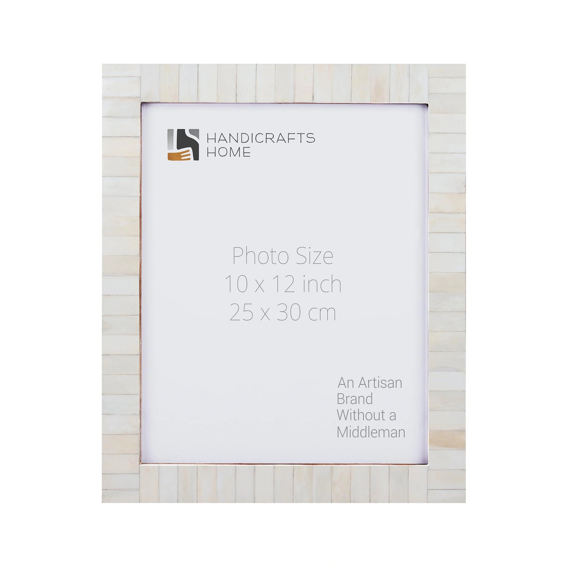 Poster Frame Classic Collection Bone Inlay, White, 2 Sizes