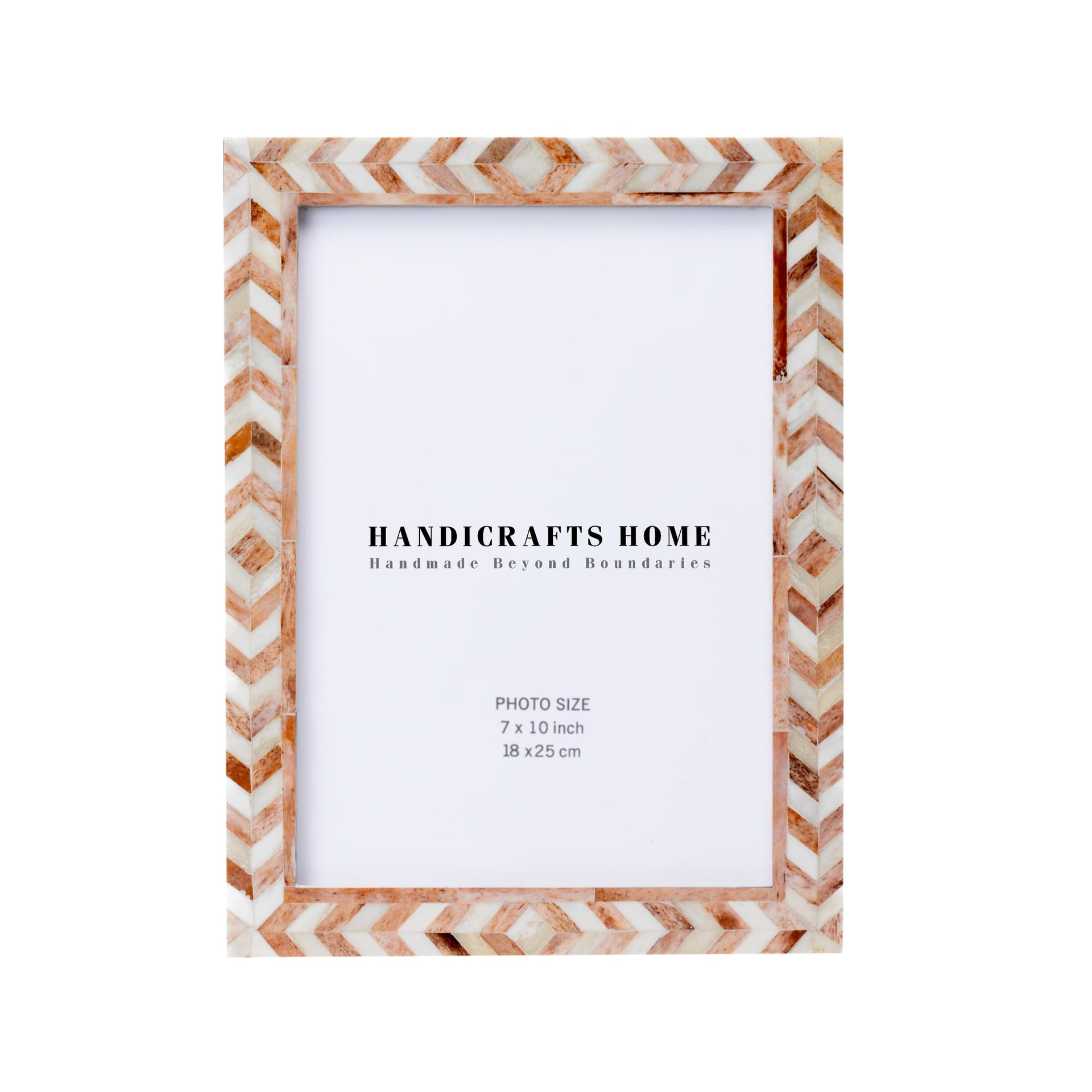 poster frames taj pattern bone inlay collection in 23 sizes brown
