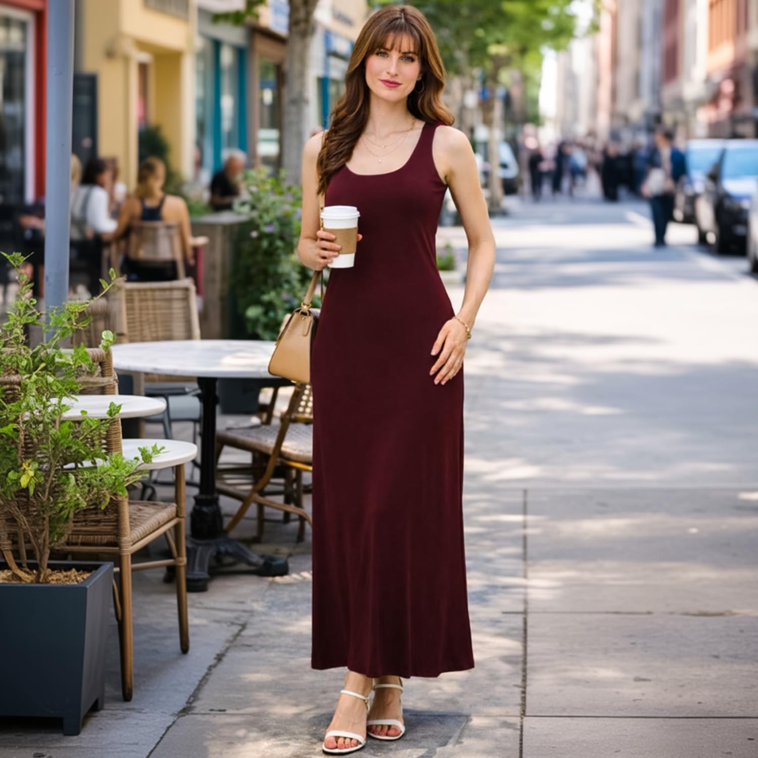 Casual Dress Sleeveless Ankle Length - Available in 6 Colors