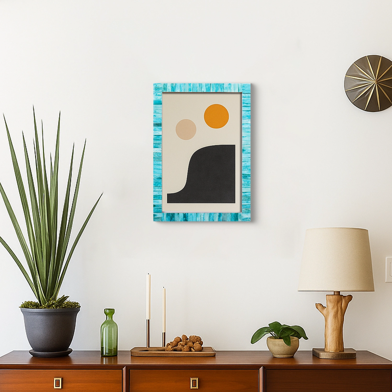 Picture Frames Classic Pattern Bone Inlay Collection in 27 Sizes, Green