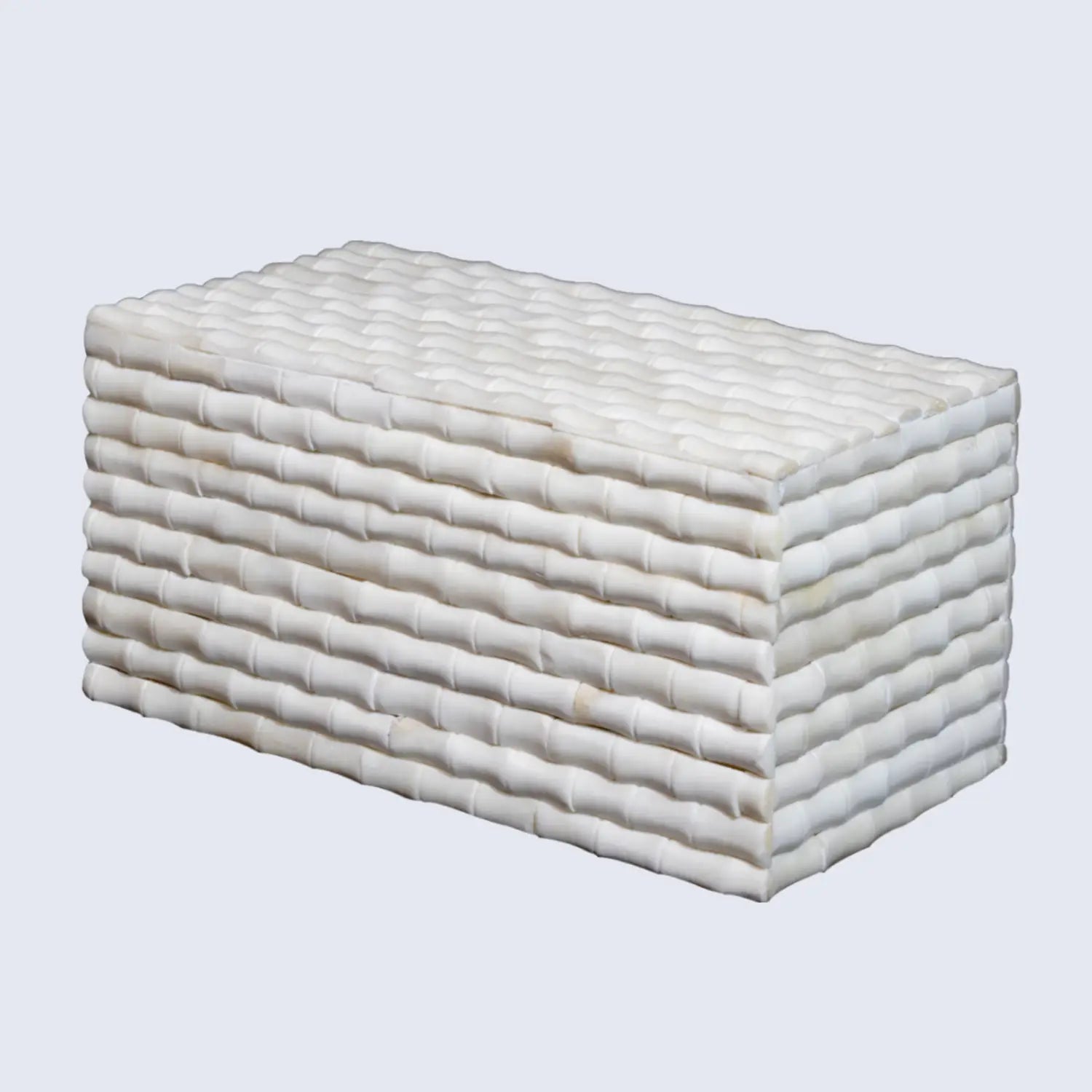 Ivory Bamboo Bone Inlay Decorative Storage Box in 7 Sizes