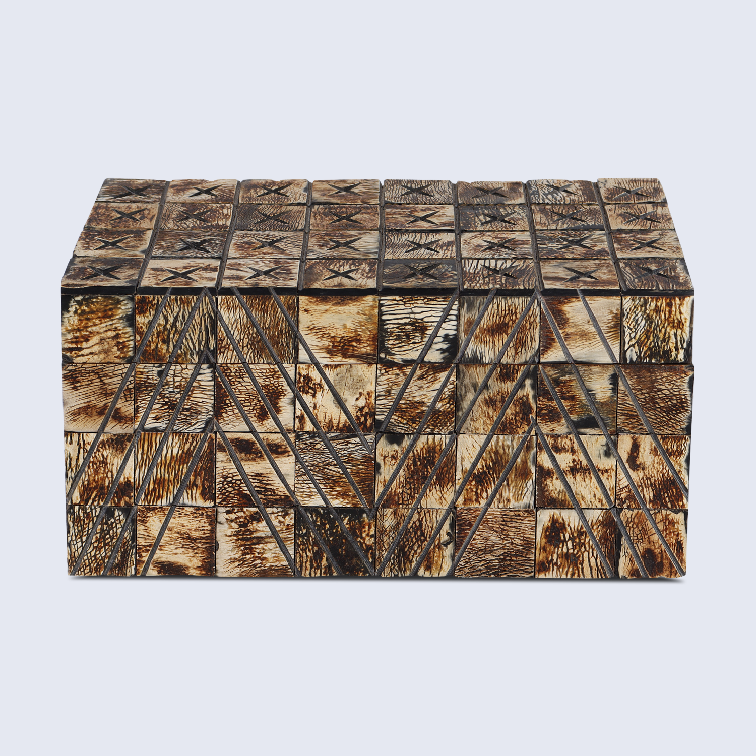 Decorative Box Kept Paradox Collection Horn Inlay available in 7 sizes