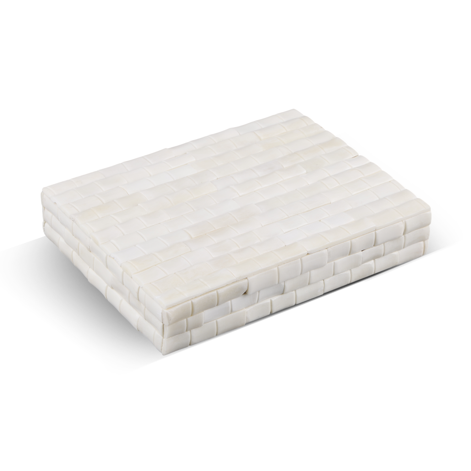 Ivory Bamboo Bone Inlay Decorative Storage Box in 7 Sizes