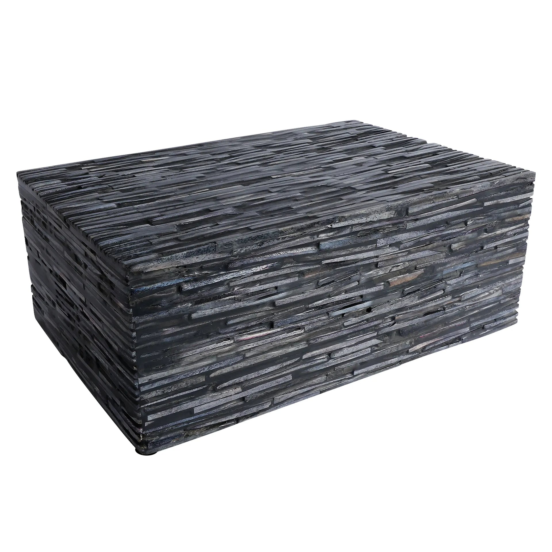 Koyala Kachcha Bone Inlay Box | Black & Grey | 2 Sizes