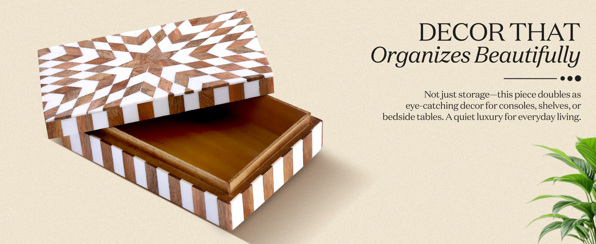 decorative box estrella trance 8 x 5 x 2 inch