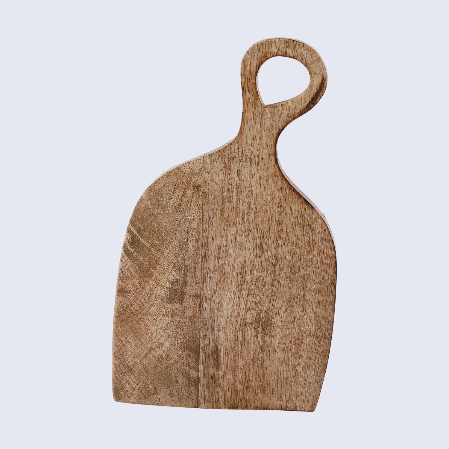 Chopping Board Curved Edge with Arch Handle –Wood, in 11.75x6.75"
