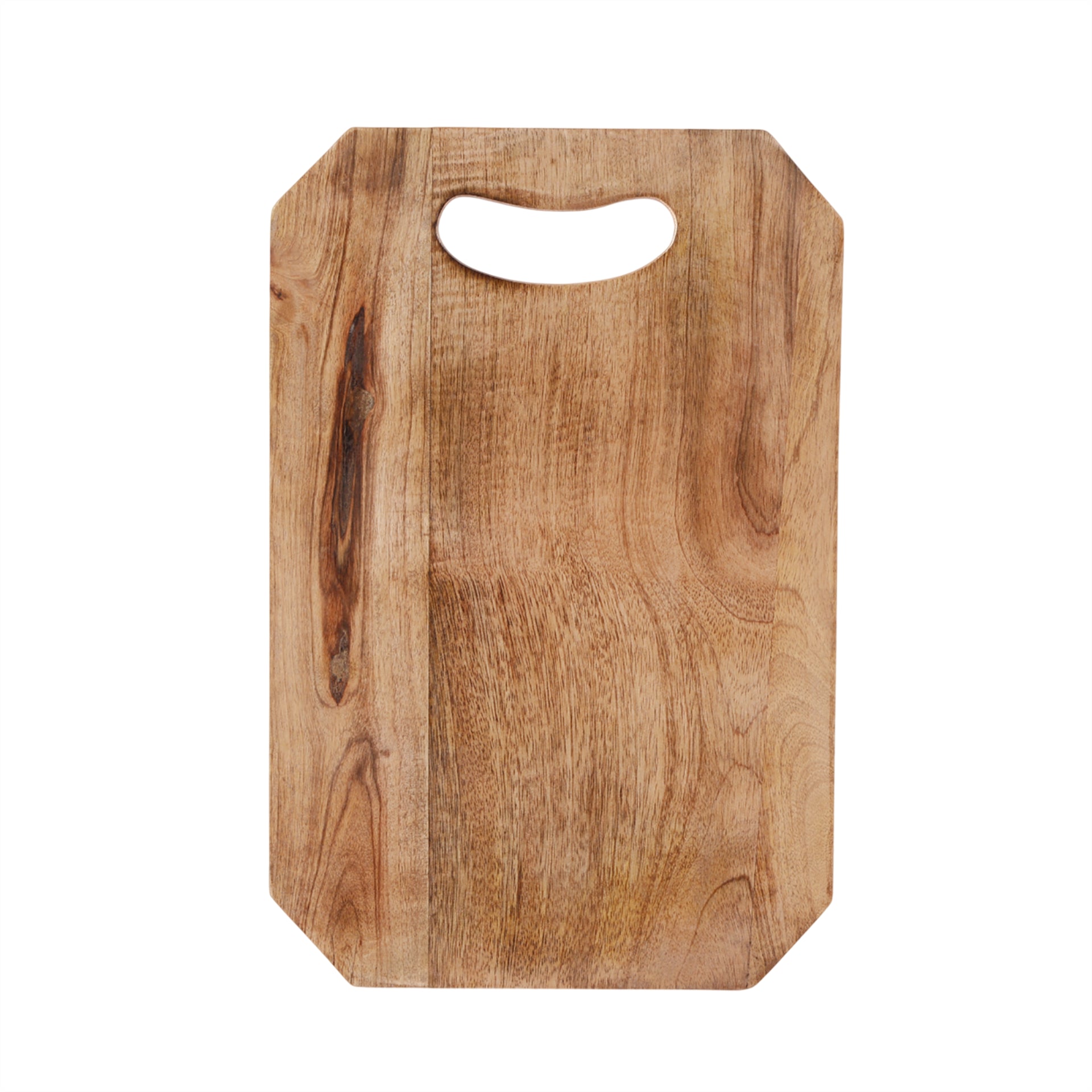 Chopping Board Octagon Corner – Wood, in 15x9.75"