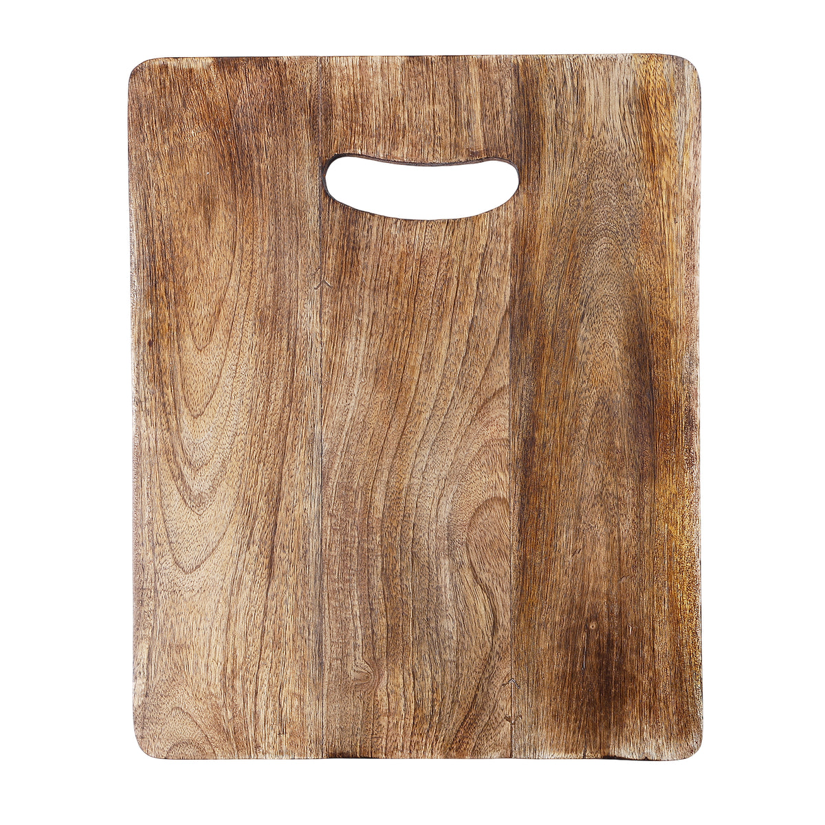 Chopping Board Rectangular with Slot Handle –Wood, in 15x12"