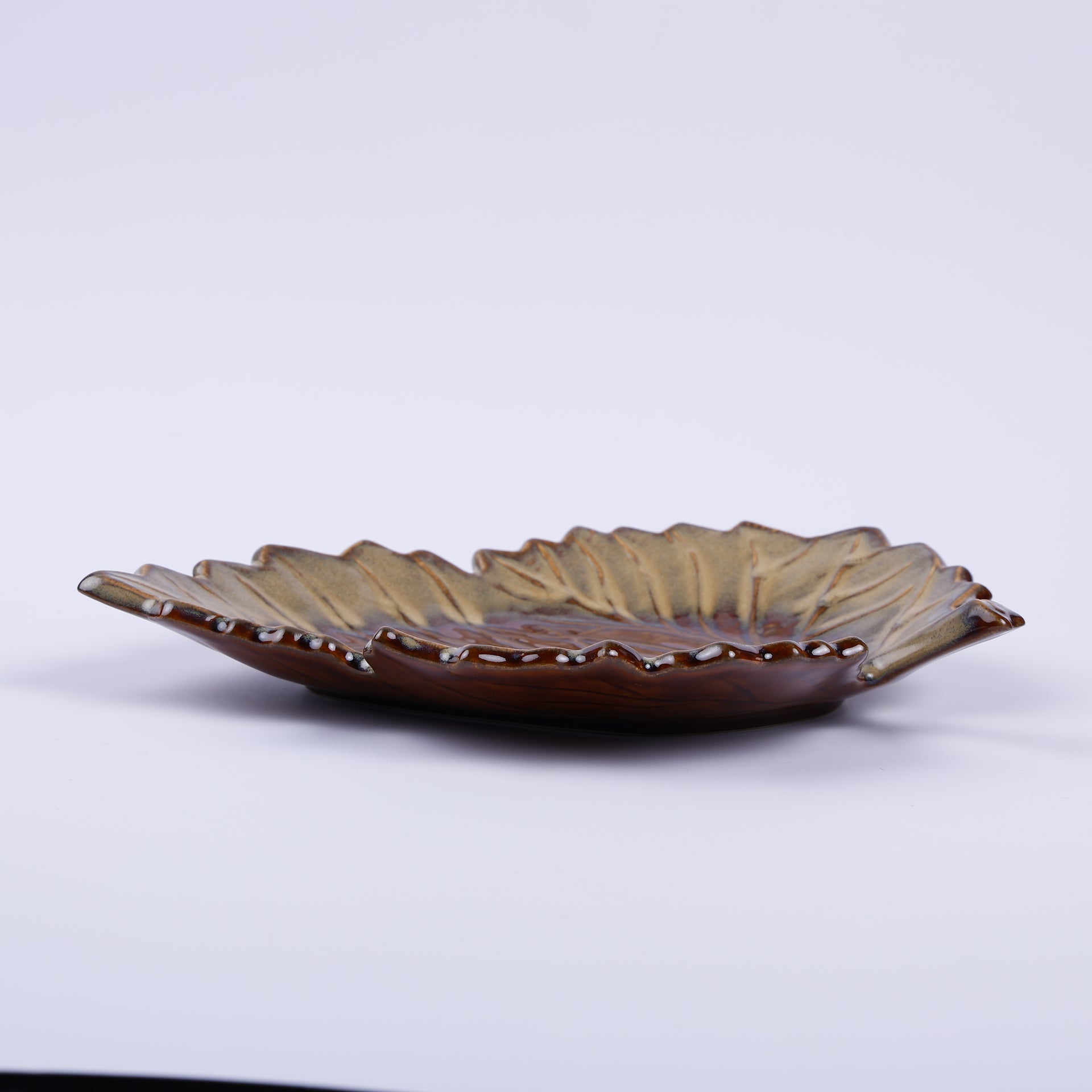 Handmade Decorative Ceramic Platter For Serving & Decor -AUTUMN