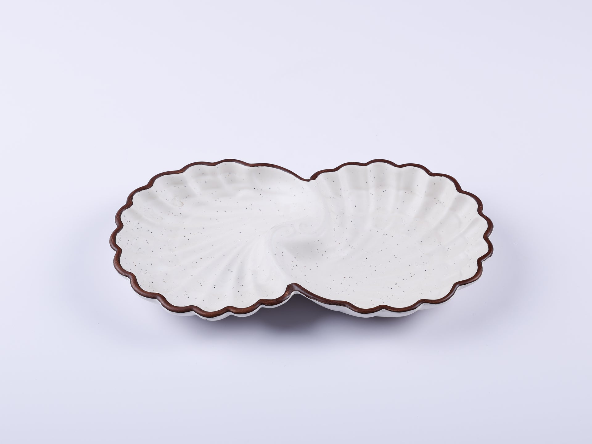 Handmade Decorative Ceramic Platter For Serving & Decor -PEARL