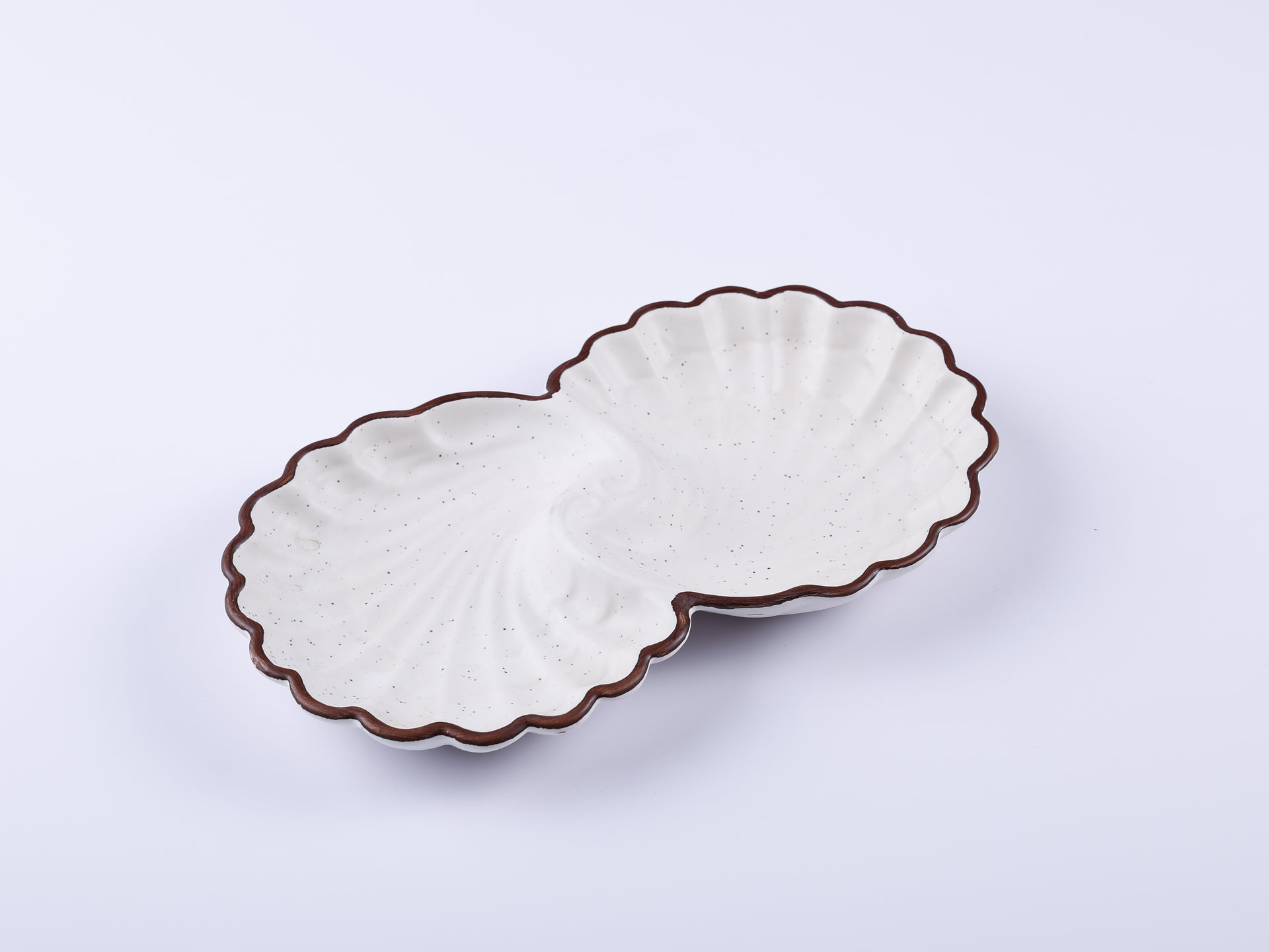 Handmade Decorative Ceramic Platter For Serving & Decor -PEARL