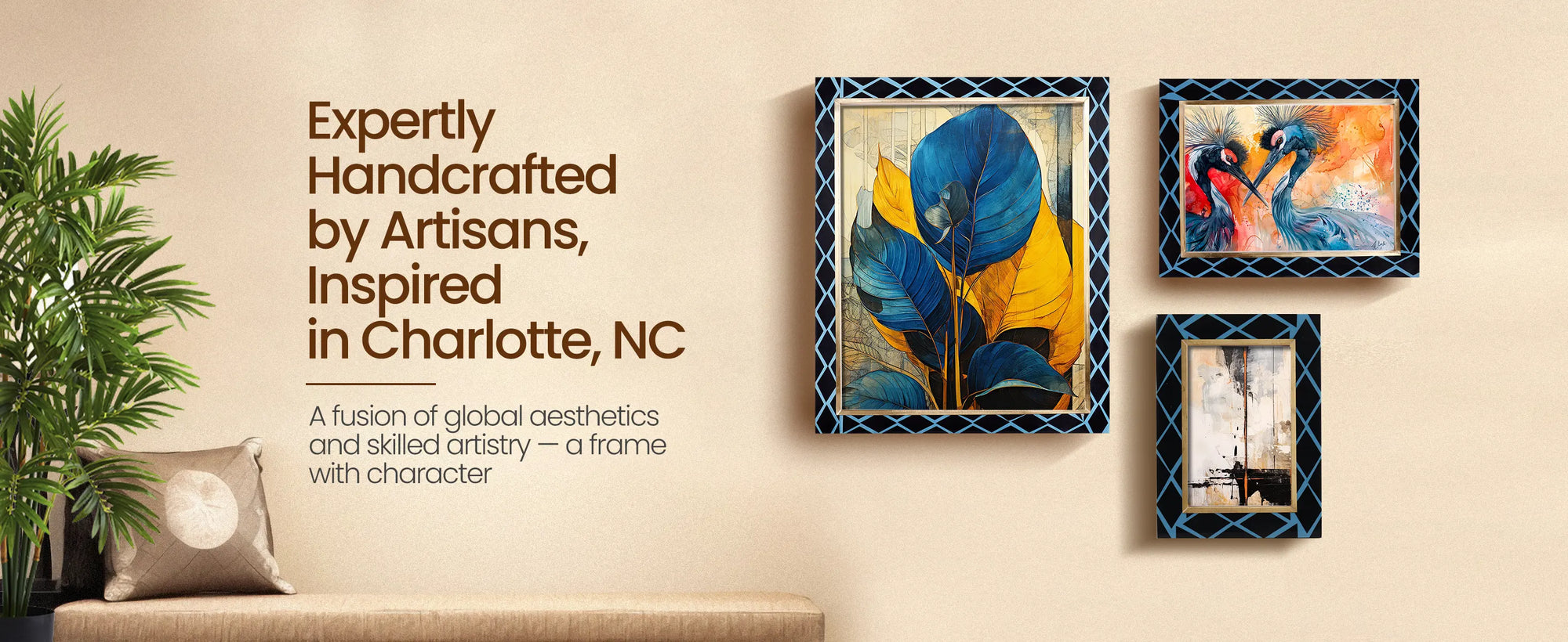 Picture Frames Halo Mamba Pattern Resin Inlay Collection in 3 Sizes