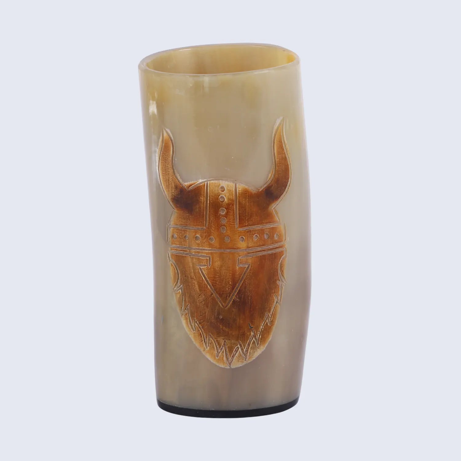 Horn Drinking Glasses - Holds Upto 10 oz, Skull Craft