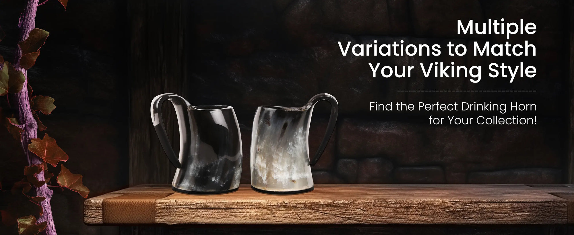 Horn Whiskey Mugs Pack 5 - Holds Upto 6.5 oz, Natural