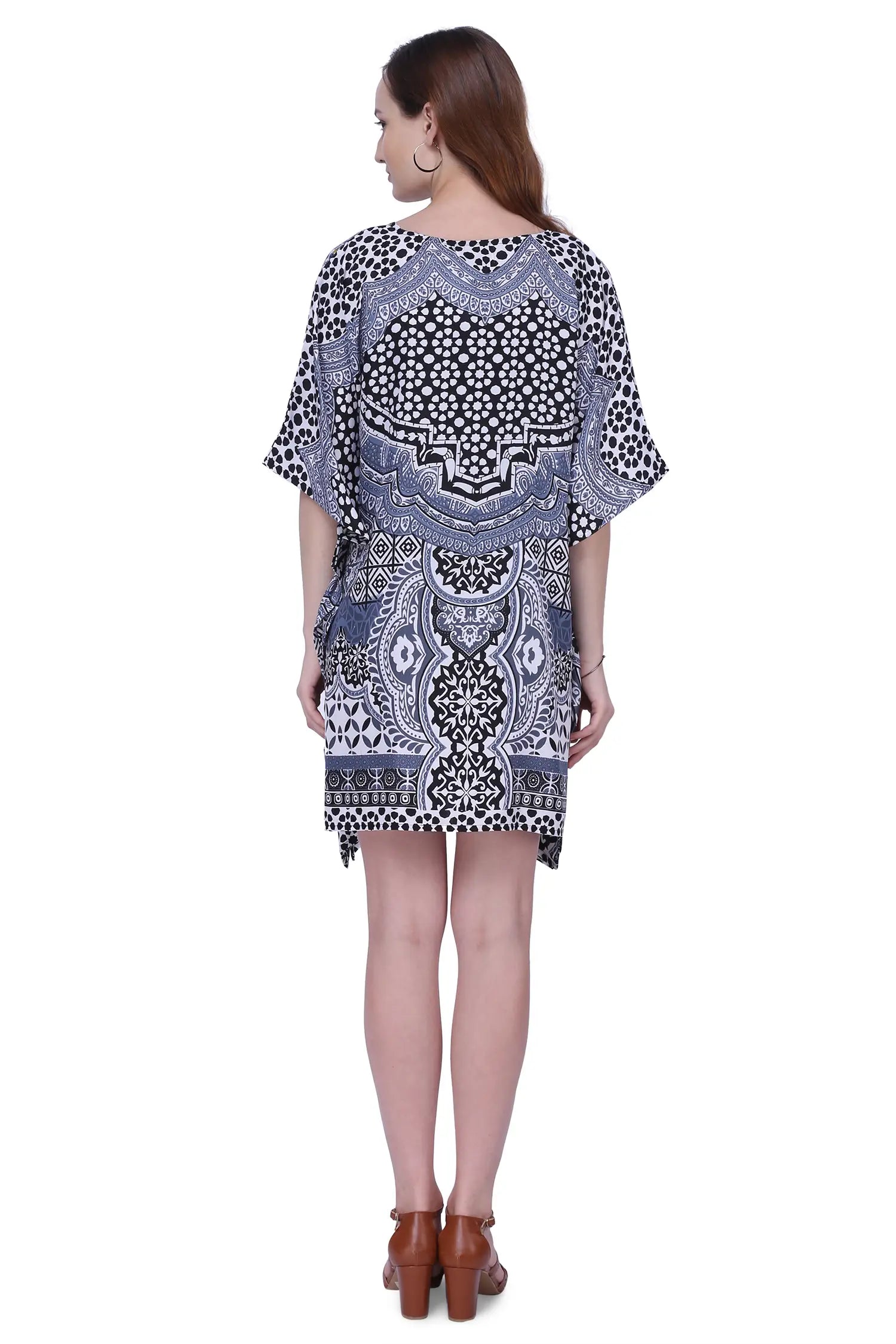 Women Long Kaftans Summer Holiday Caftan Dress 5 Colors S-3XL