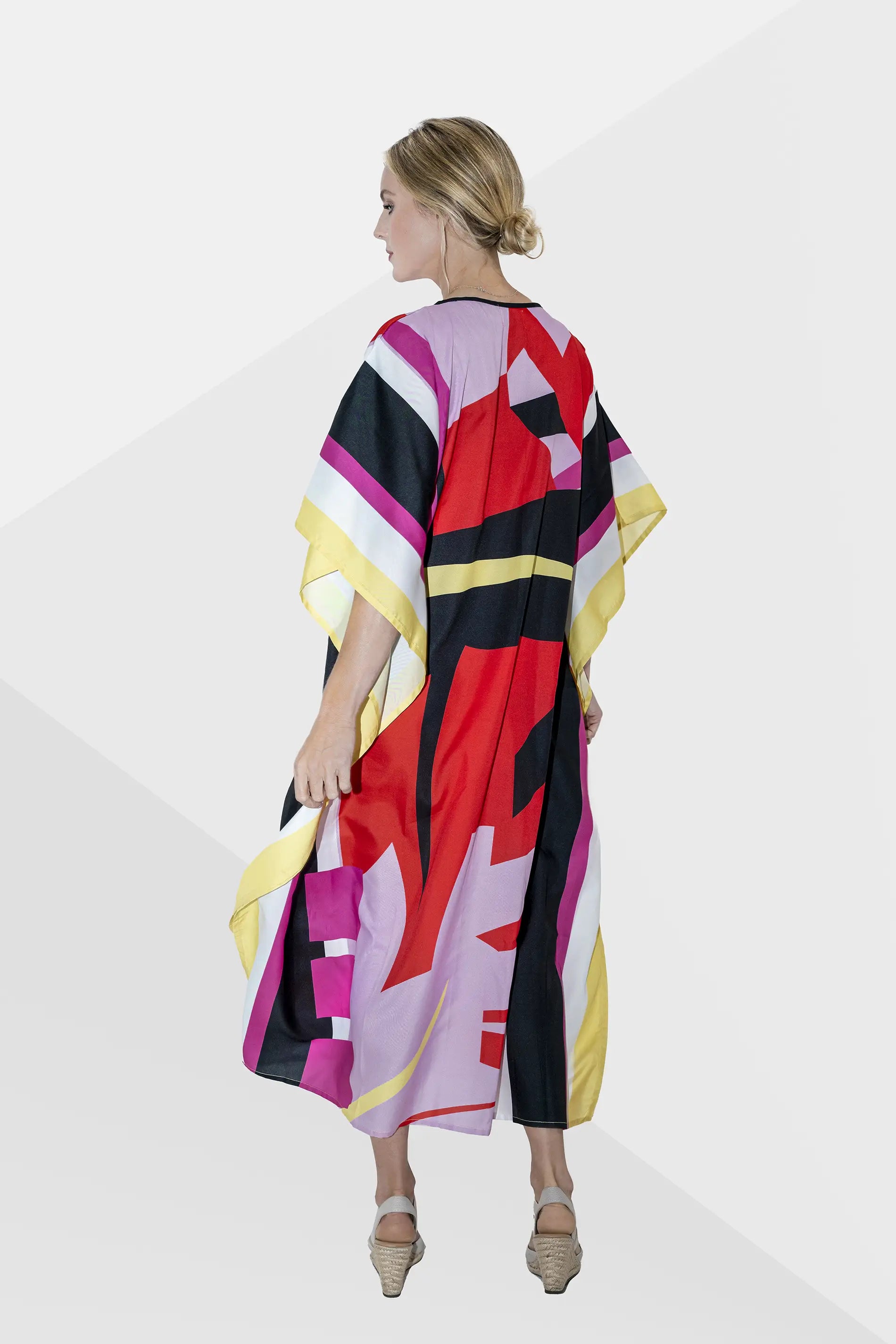 Women Long Kaftans Summer Holiday Caftan Dress Cherish Red S-3XL