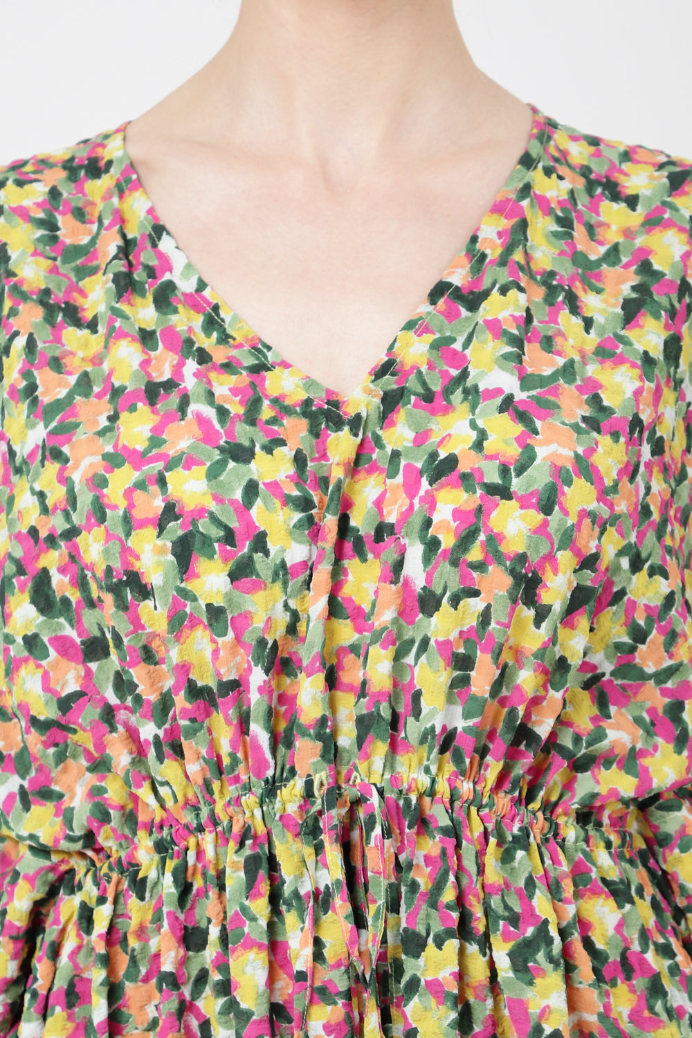 Women Midi Kaftans Summer Holiday Caftan Dress Motley Green S-3XL