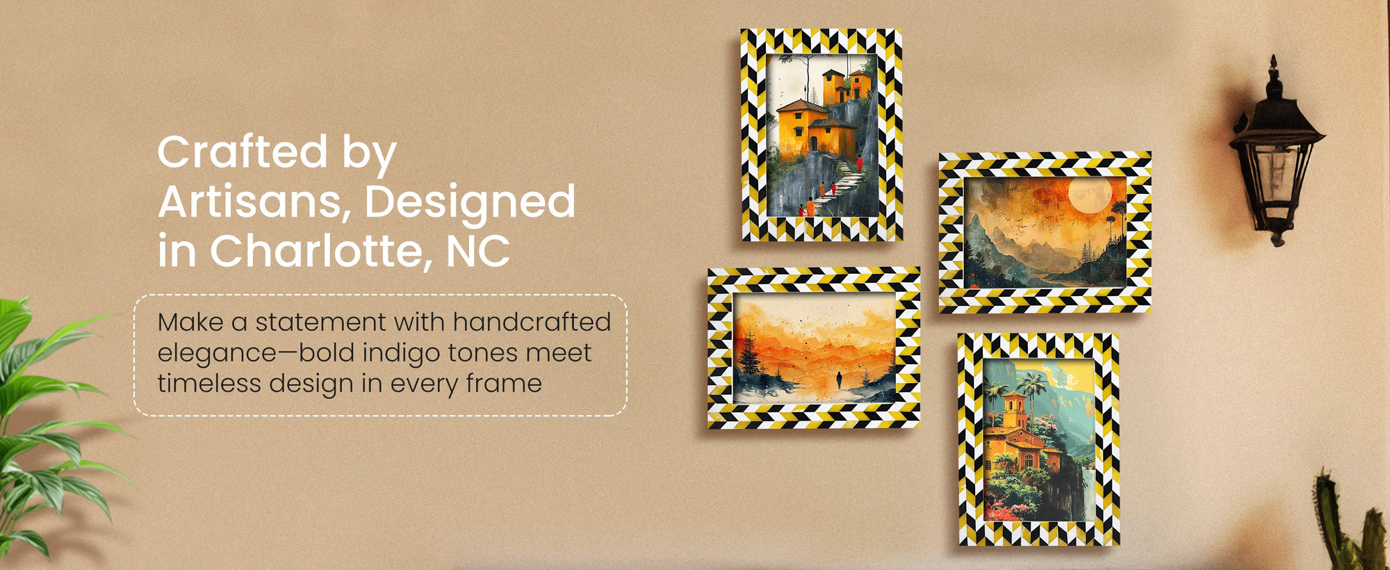 Picture Frames Marquet Artemis Pattern Resin Inlay Collection in 8 Sizes, Pack of 2