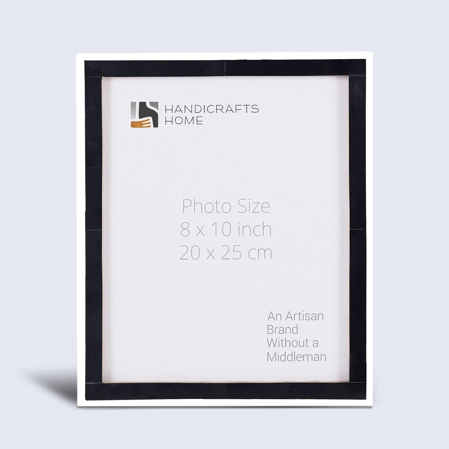 Classic Bone Inlay Picture Frame.  Black & White, 4x6, 5x7 and 8x10