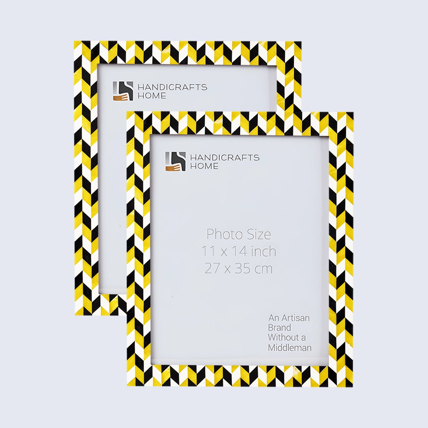 Picture Frames Marquet Artemis Pattern Resin Inlay Collection, Pack Of 2