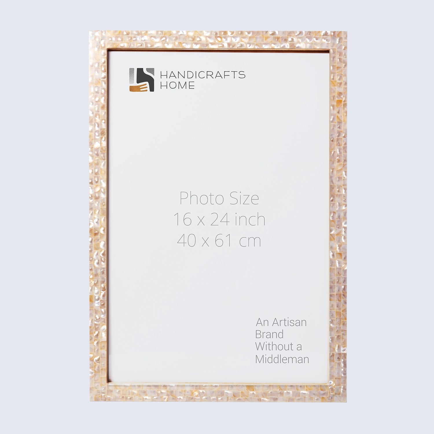 Poster Frames Mother of Pearl Collection in 23 Sizes, White