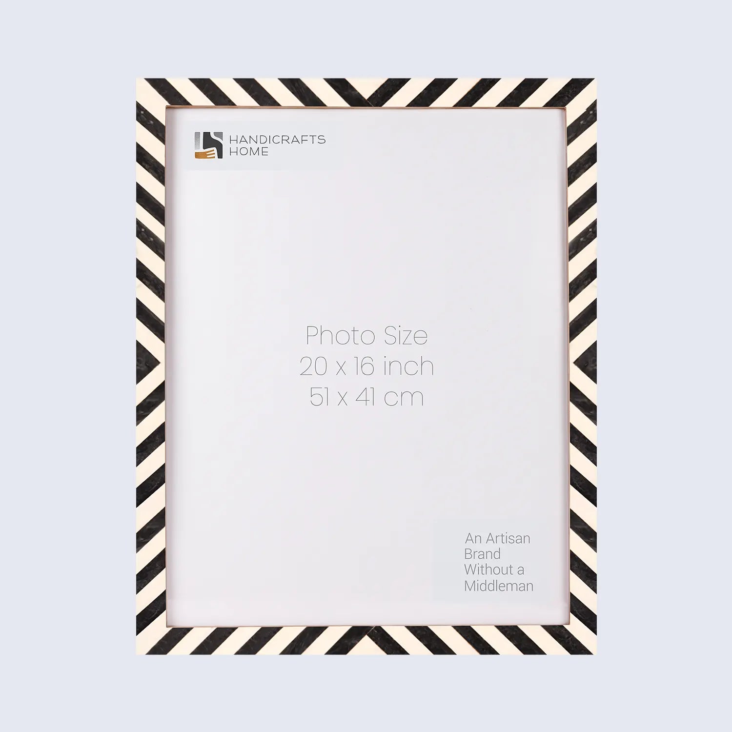 Pre-Order Chevron Bone Inlay Poster Frame, 16"(H) x 20"(W) Wall Frame