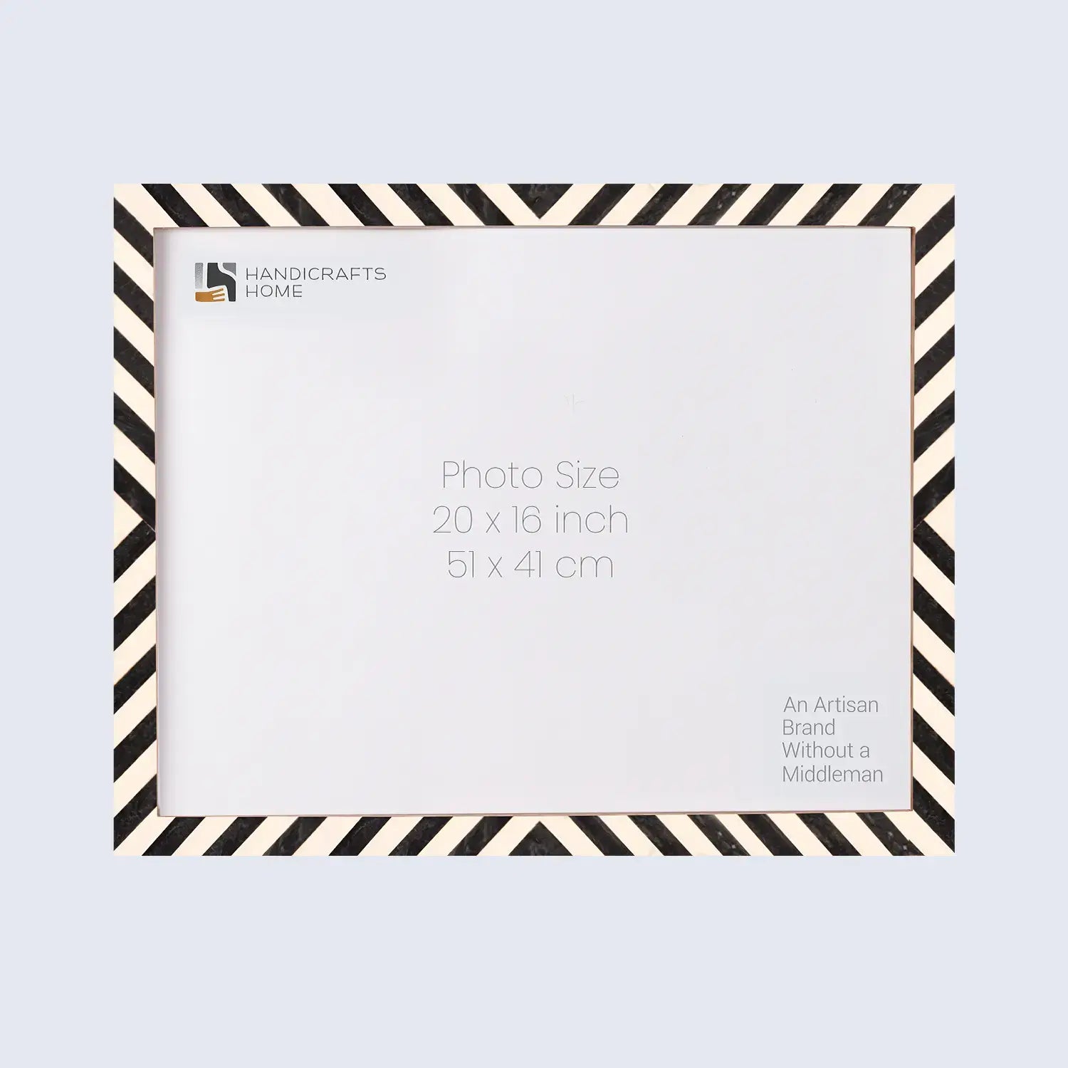 Pre-Order Chevron Bone Inlay Poster Frame, 16"(H) x 20"(W) Wall Frame