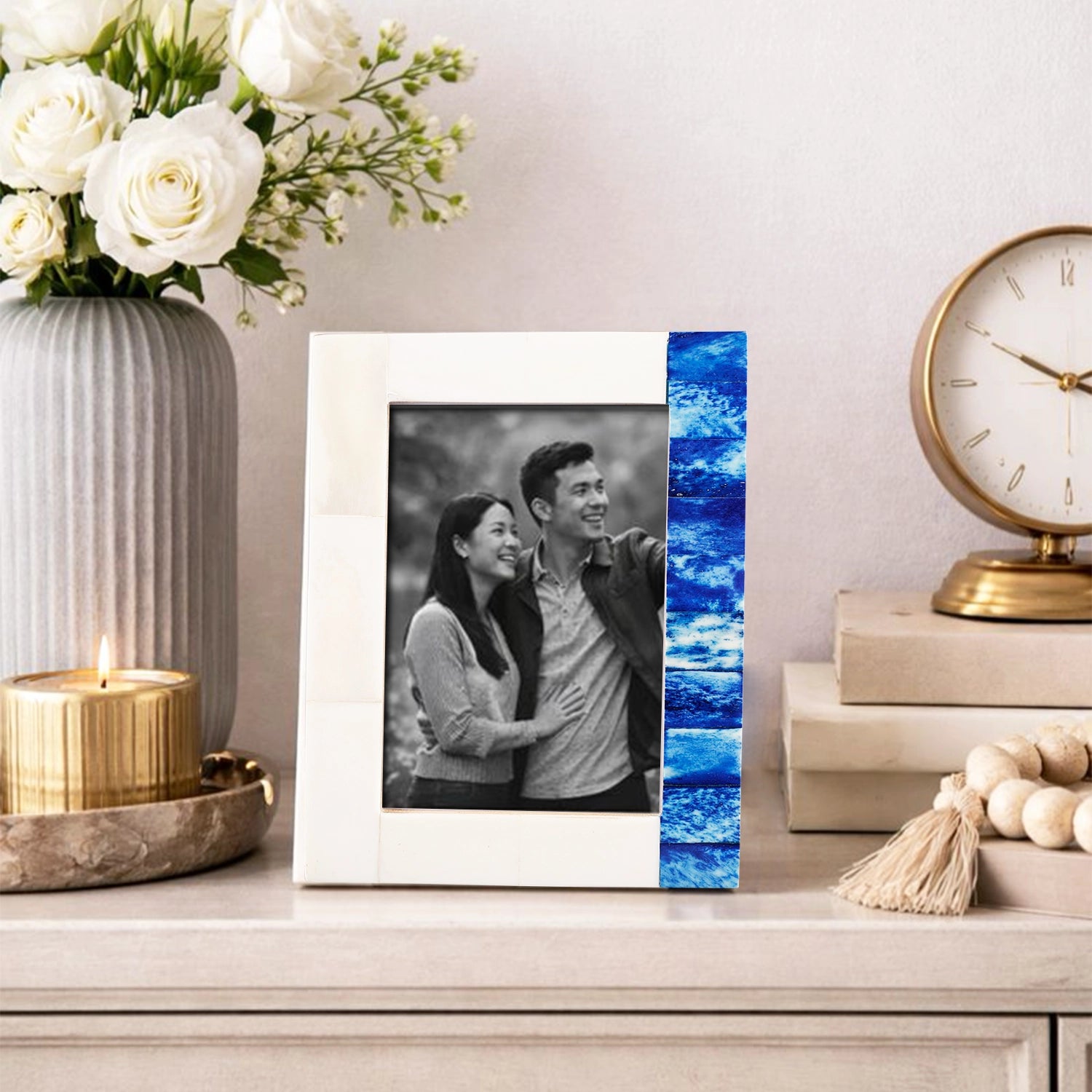 Picture Frames Coastal Classic Bone Inlay Collection – 4x6, 5x7"