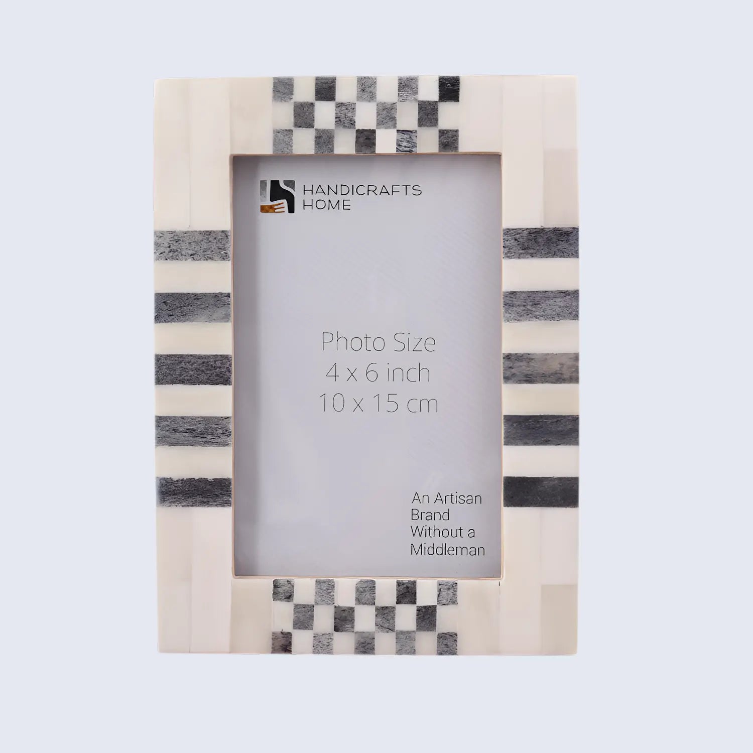 CheckStripe Collection Photo Picture Frame - 4x6 & 5x7