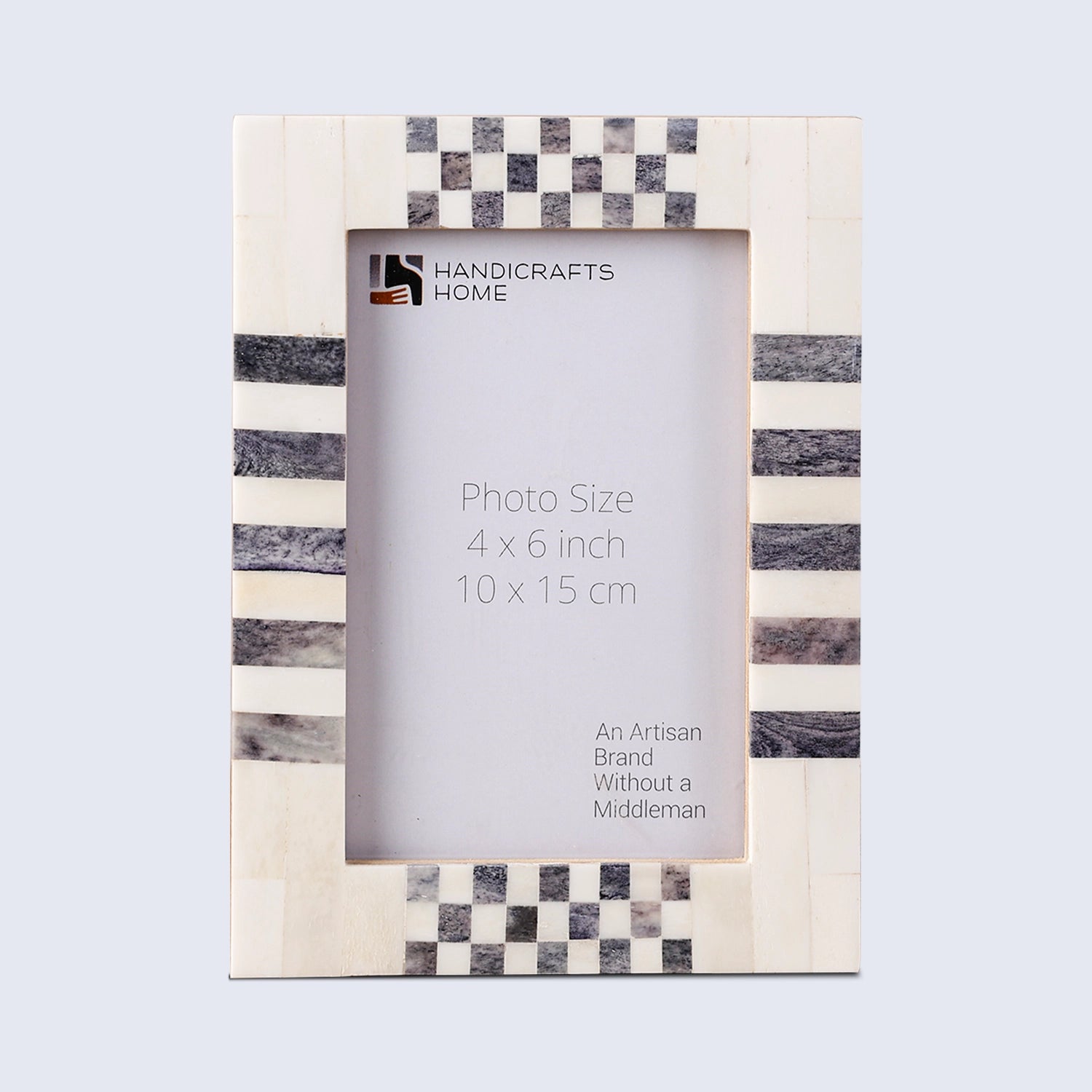 CheckStripe Collection Photo Picture Frame - 4x6 & 5x7