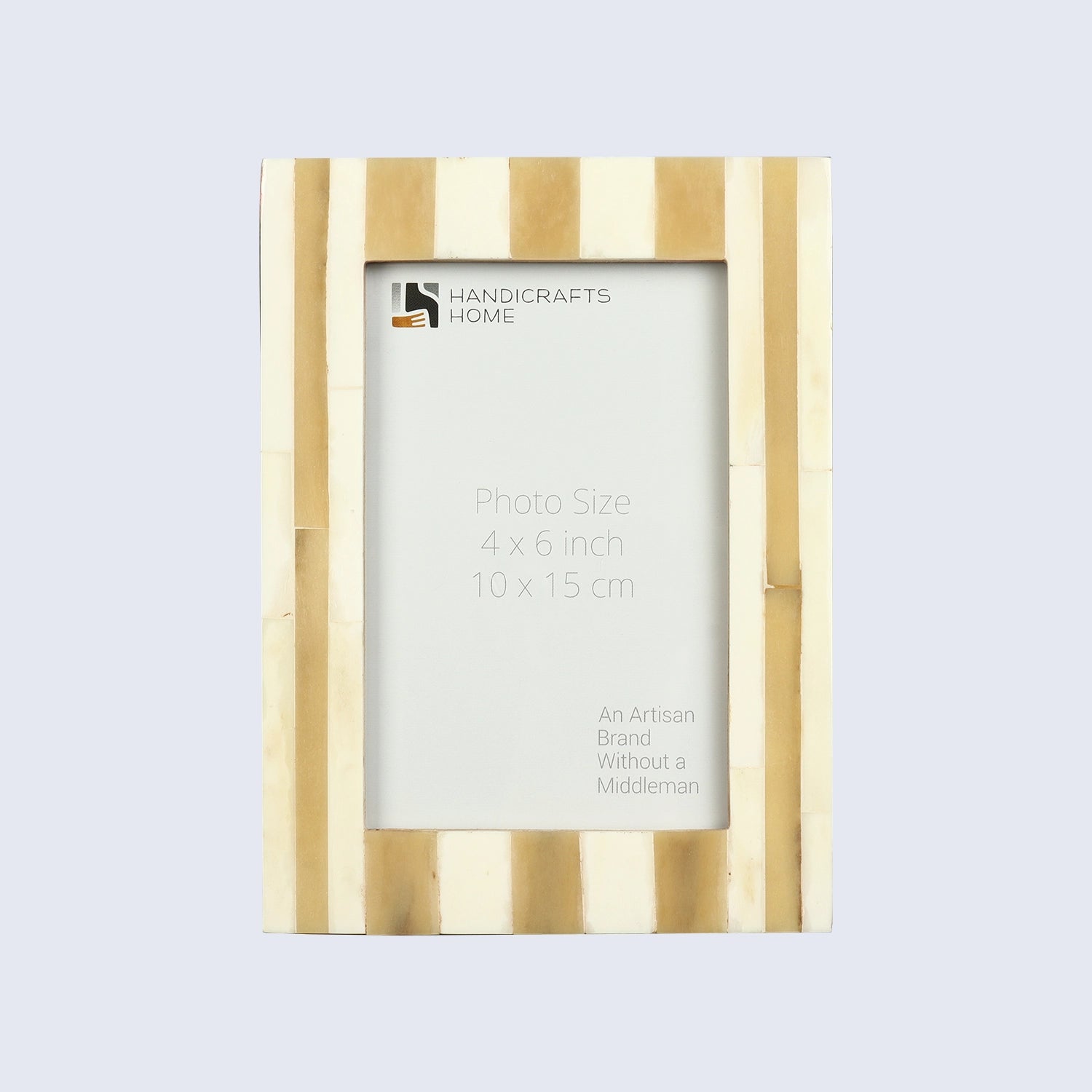 Bone Inlay Picture frame for Holiday Decor & Gifting - White , 4x6, 5x7